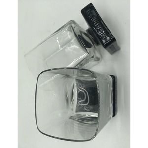 Di Saronno Black Bottom Drinking Glasses 4.25” Shots -Set Of 2- On The Rocks A1